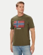 Napapijri Тишърт S-Flag Tiki Ss NP0A8A6IG1F1 Regular Fit