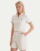 Nautica Тениска с яка и копчета W126-NALPO-1008-23X Светлосиньо Regular Fit