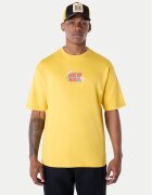 New Era Тишърт 60596304 Жълт Regular Fit