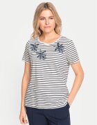 Olsen Тишърт 11105068 Екрю Regular Fit