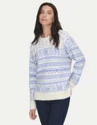 Only Пуловер Xmas Nordic 15354824 Светлосиньо Regular Fit