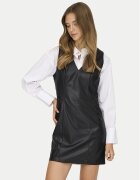 Only Рокля от имитация на кожа Nelly 15360558 Slim Fit