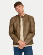 Only & Sons Яке от имитация на кожа Mike 22012339 Regular Fit