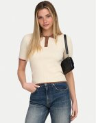 Only Тениска с яка и копчета Meddi 15363165 Slim Fit
