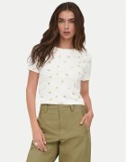 Only Тишърт Fenja 15347986 Slim Fit
