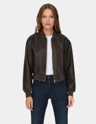 Only Яке от имитация на кожа Jane 15314240 Loose Fit