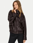 Only Яке от имитация на кожа Julia 15373024 Loose Fit