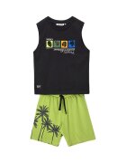 Original Marines Комплект платнени шорти и топ DFP4322YM Regular Fit