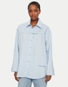 Patrizia Pepe Риза 8C0742/AH74-CA38 Светлосиньо Regular Fit