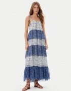 Pepe Jeans Лятна рокля PL953739 Син Loose Fit
