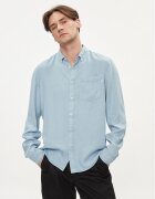 Pepe Jeans Риза Petri PM308513 Светлосиньо Regular Fit