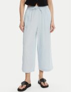 Pieces Панталони тип кюлоти Sastina 17156930 Светлосиньо Loose Fit