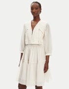 Pinko Ежедневна рокля Frank 105251 A2MI Екрю Regular Fit