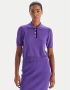 Pinko Тениска с яка и копчета Gorgona 105450 A2Q9 Regular Fit