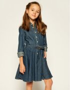Polo Ralph Lauren Ежедневна рокля Denim Shirtd 313698860001 Regular Fit