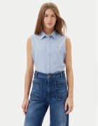 Polo Ralph Lauren Риза 211968896002 Светлосиньо Classic Fit