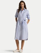 Polo Ralph Lauren Рокля тип риза 211959901001 Светлосиньо Regular Fit