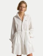 Polo Ralph Lauren Рокля тип риза 211B19986003 Бял Relaxed Fit