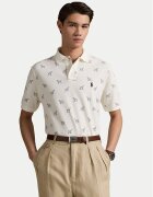 Polo Ralph Lauren Тениска с яка и копчета 710974597001 Екрю Custom Slim Fit