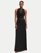 Rinascimento Официална рокля CFC0128799003 Черен Slim Fit