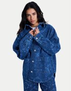ROXY дънкова риза Kick Back Washed ERJWT03750 Relaxed Fit
