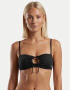 ROXY Горнище на бански Solid Essentials ERJX305692 Черен