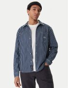 RVCA дънкова риза Dayshift Hickory 23A053511 Regular Fit