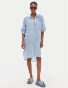 Seafolly Риза Crinkle 55536-CU Светлосиньо Relaxed Fit