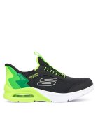 Skechers Сникърси MICROSPEC MAX - BRISK-STRIPE 403890L/BKLM Черен