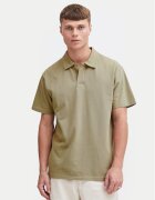 Solid Тениска с яка и копчета 21108171 Regular Fit