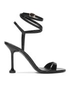 Stuart Weitzman Сандали Naudistini Wrap 100 SM910 Черен
