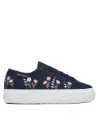 Superga Гуменки 3740 Platform Flower Embroidery Leggera S5138TW