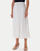 Tatuum Плисирана пола Mirama 1 T2510.172 Екрю Relaxed Fit