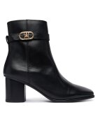 Tommy Hilfiger Боти Th Strap Leather Block Heel Boot FW0FW09488