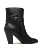 Tommy Hilfiger Боти Th T-Strap Leather Pointy Bootie FW0FW08984
