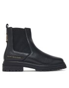 Tommy Hilfiger Боти тип челси Th Emboss Grain Leather Chelsea FW0FW09559