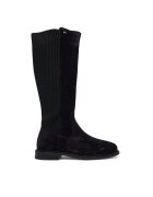Tommy Hilfiger Ботуши Enamel Flag Suede High Chelsea FW0FW09574
