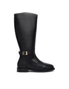 Tommy Hilfiger Ботуши Th Buckle Leather Knee Boot FW0FW09572