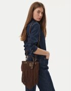 Tommy Hilfiger Дамска чанта American Icon Micro Tote Fringes AW0AW19217