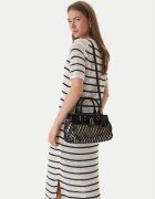 Tommy Hilfiger Дамска чанта American Icon Mini Tote Macrame AW0AW18542