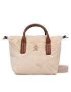 Tommy Hilfiger Дамска чанта Popette Micro Tote Faux Fur AW0AW19311