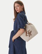Tommy Hilfiger Дамска чанта Th Elev Summer Bucket Canvas AW0AW18631
