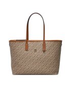 Tommy Hilfiger Дамска чанта Th Monoplay Leather Tote AW0AW17416