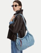 Tommy Hilfiger Дамска чанта Tjw Icon Charms Denim Hobo AW0AW19259