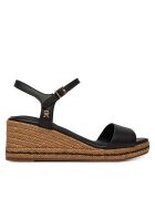 Tommy Hilfiger Еспадрили Mid Wedge Espad Leather FW0FW09340