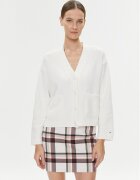 Tommy Hilfiger Кардиган WW0WW39015 Екрю Relaxed Fit