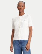 Tommy Hilfiger Кардиган WW0WW45707 Екрю Slim Fit