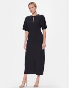Tommy Hilfiger Коктейлна рокля Shiny Interlock C-Nk Ss WW0WW40732 Regular Fit