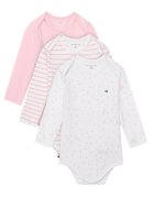 Tommy Hilfiger Комплект детски бодита 3 Pack Seasonal Body Ls Giftbox KN0KN02254