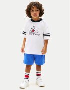 Tommy Hilfiger Комплект тишърт и панталонки Wavy Flag KB0KB10410 Regular Fit
